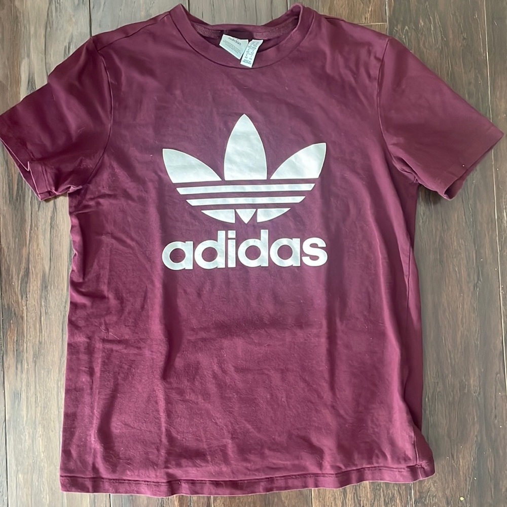 Maroon Adidas Shirt